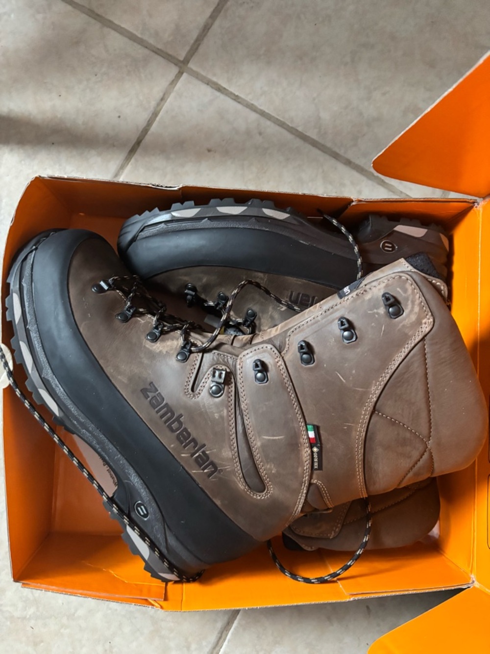 Zamberlan Men's Brown Rain & Snow Boots - Waterproof Protection